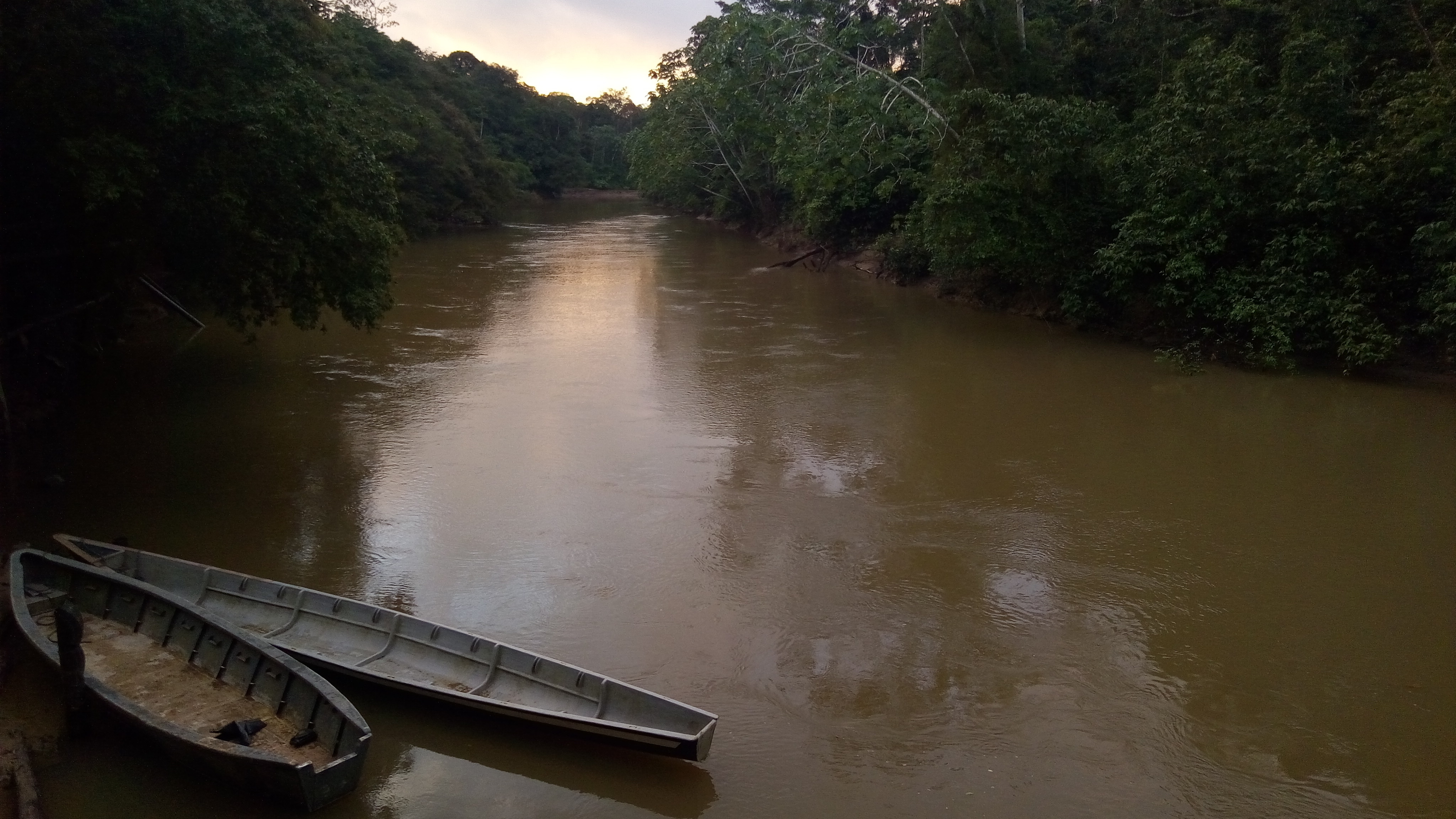 boat on a river